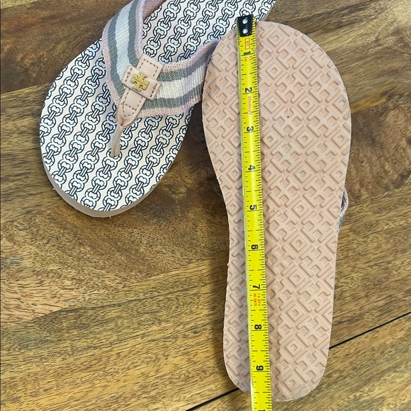 NWOT Tory Burch Gemini Link Women’s Flip Flops in Coastal Pink - Picture 7 of 7